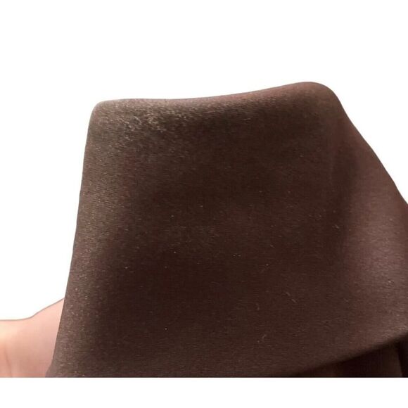 Alfred Sung Brown Satin Feel Strapless Bridesmaid Prom Party Dress Luxe US 0 - Picture 7 of 10